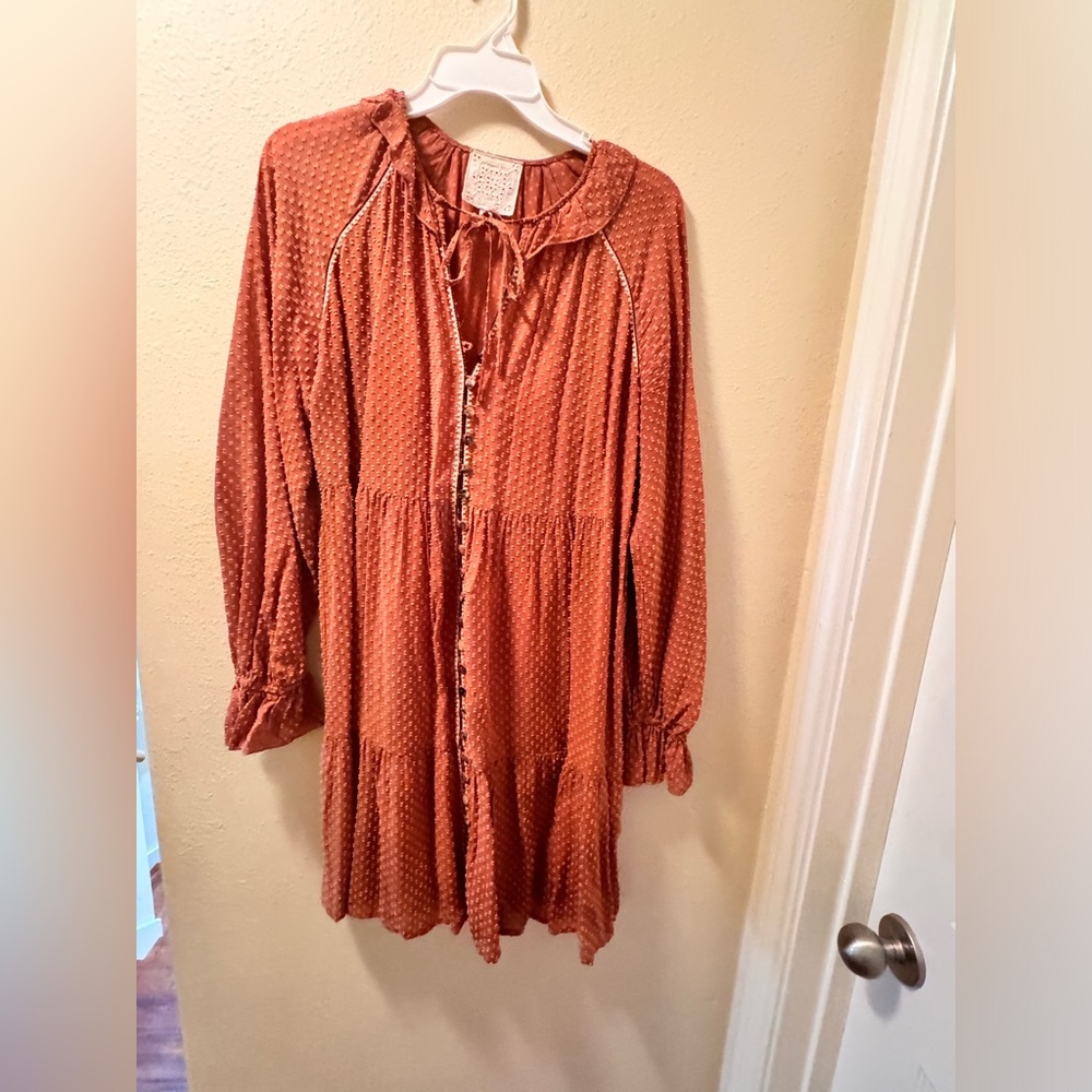 Johnny Was Boho Tiered Dress